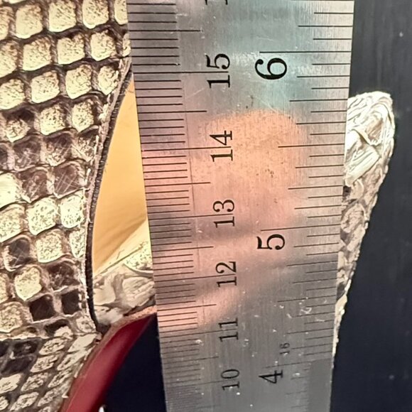 Python sandals Christian Louboutin - Picture 6 of 13